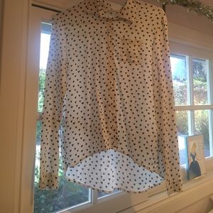 Heart Patterned Blouse